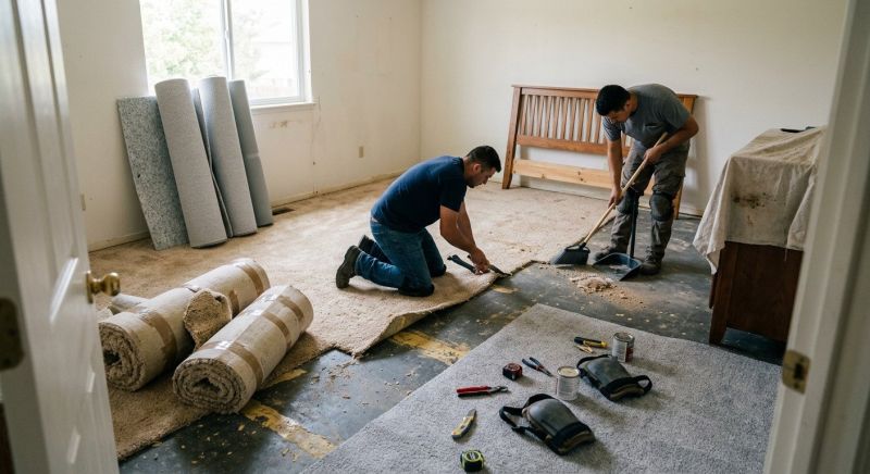 Basement Carpet Replacement in Toms River, NJ