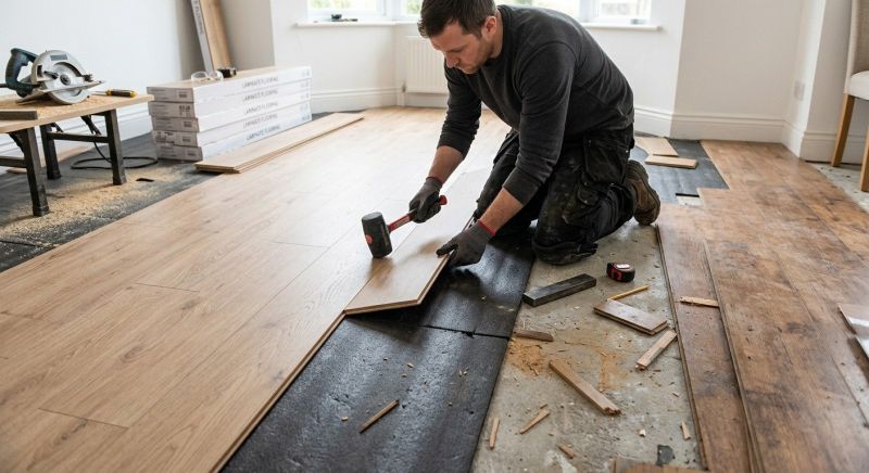 Laminate Floor Replacement in Fredericksburg, VA