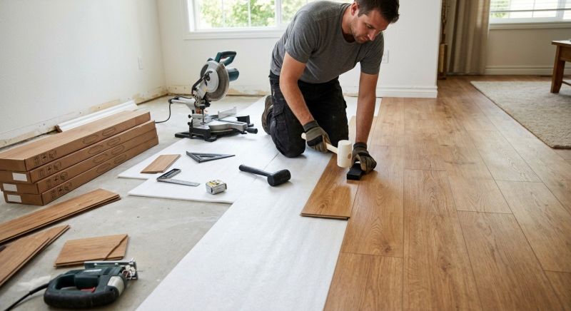 Laminate Floor Replacement in Fredericksburg, VA