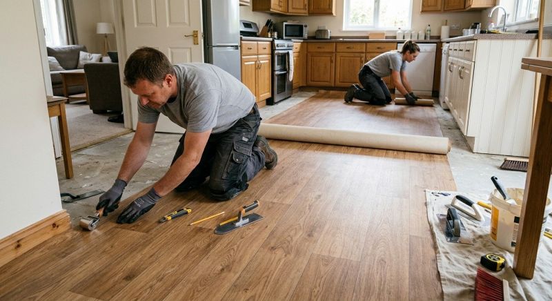 Linoleum Flooring Replacement in Fort Worth, TX