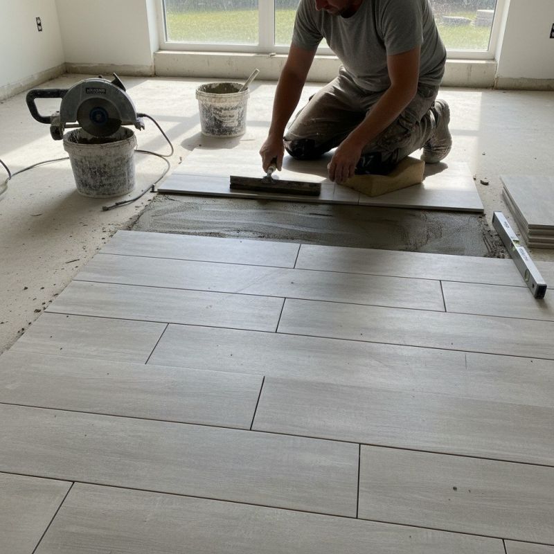 Mosaic Tile Floor Installation in Baltimore, MD