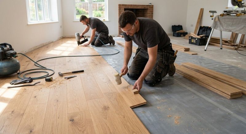 Oak Floor Installation in San Antonio, TX