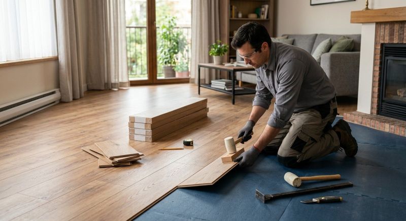 Plank Laminate Installation in Loudoun County, VA