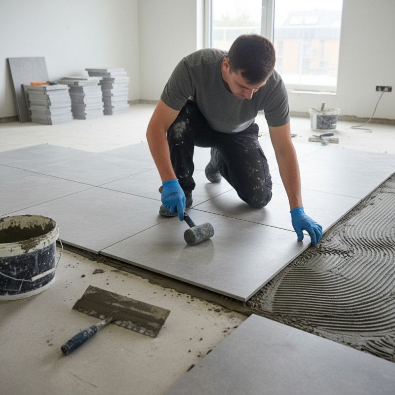 Slate Tile Floor Installation in Annapolis, MD